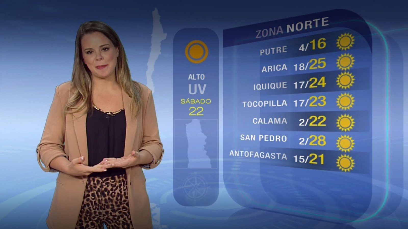 Pronóstico del tiempo: sábado 22 | TV Tiempo
