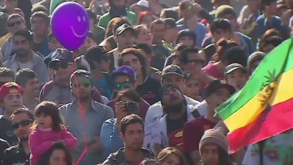 Marcha masiva por la marihuana en 2014

