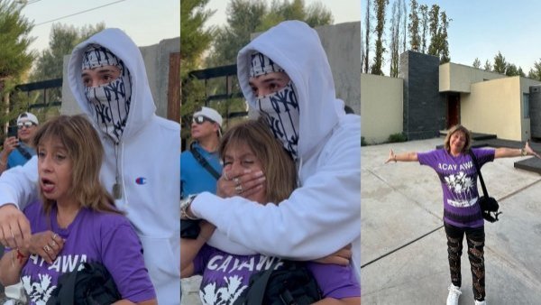 "Como lo soñé desde niño": El emotivo mensaje de Pailita tras comprarle una casa a su mamá
