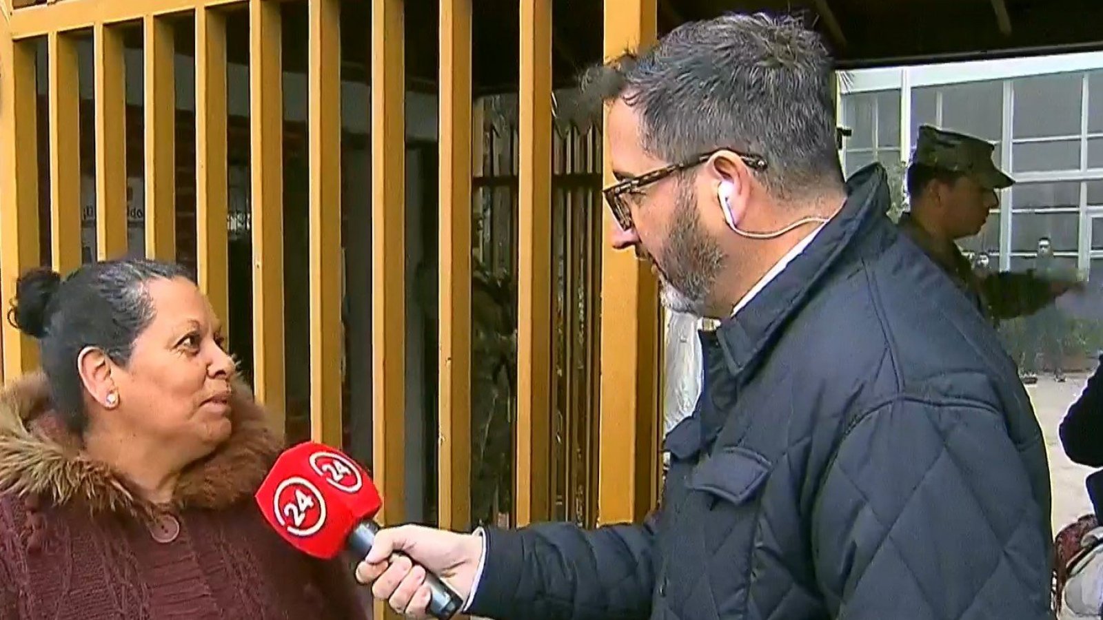 Con mucho frío en Maipú: Eduardo Fuentes nos informa para Chile Elige

