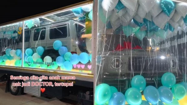 Para 'motivarla': padres regalan Mercedes Benz a hija de 5 años
