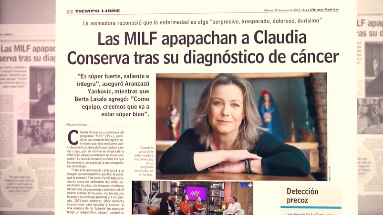 Las Milf se enteran del cáncer de Claudia Conserva: “Había una despedida media oculta”
