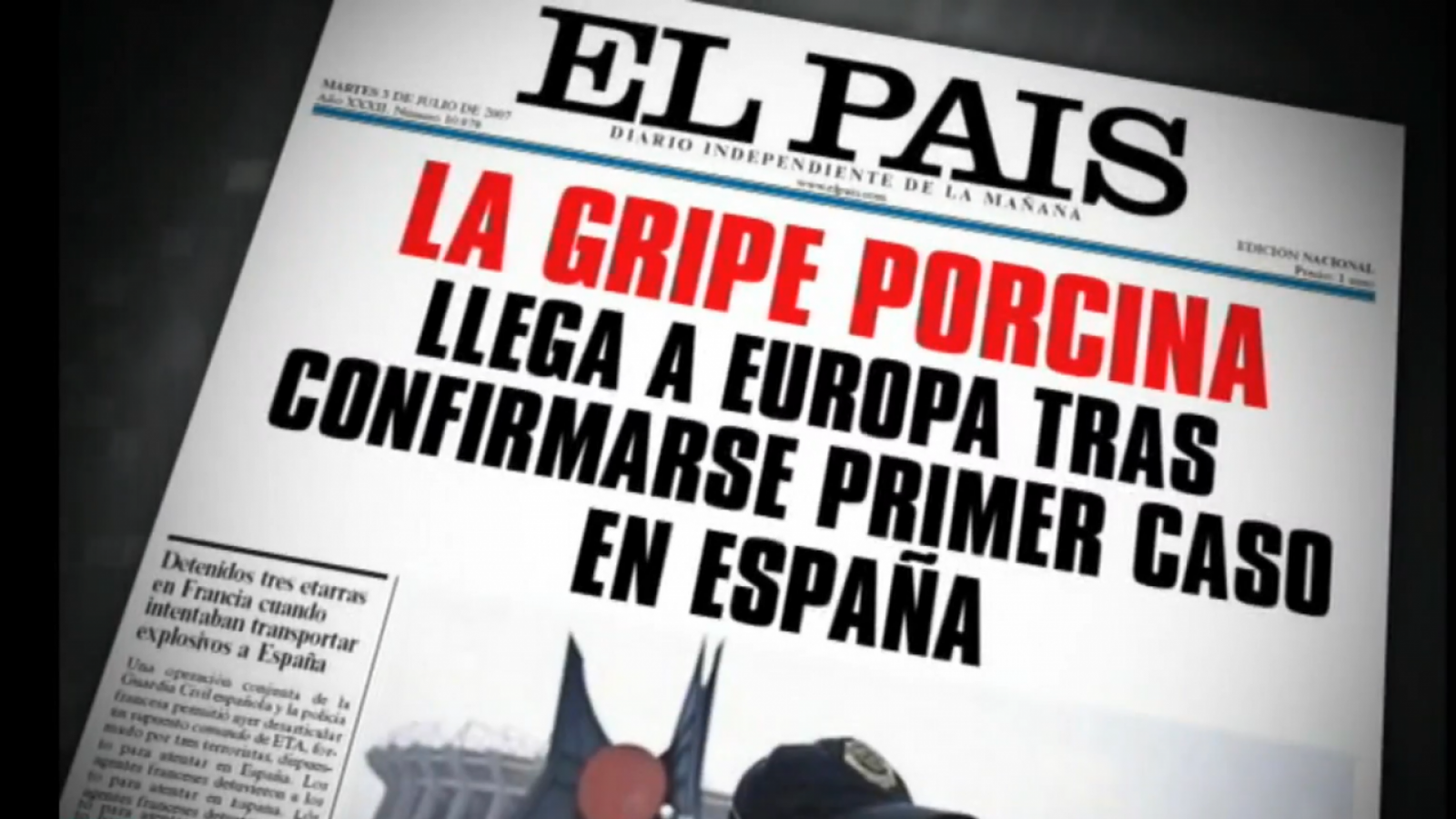 La gripe porcina llega a Chile
