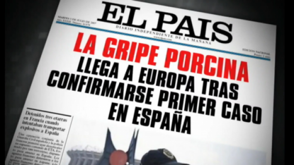La gripe porcina llega a Chile

