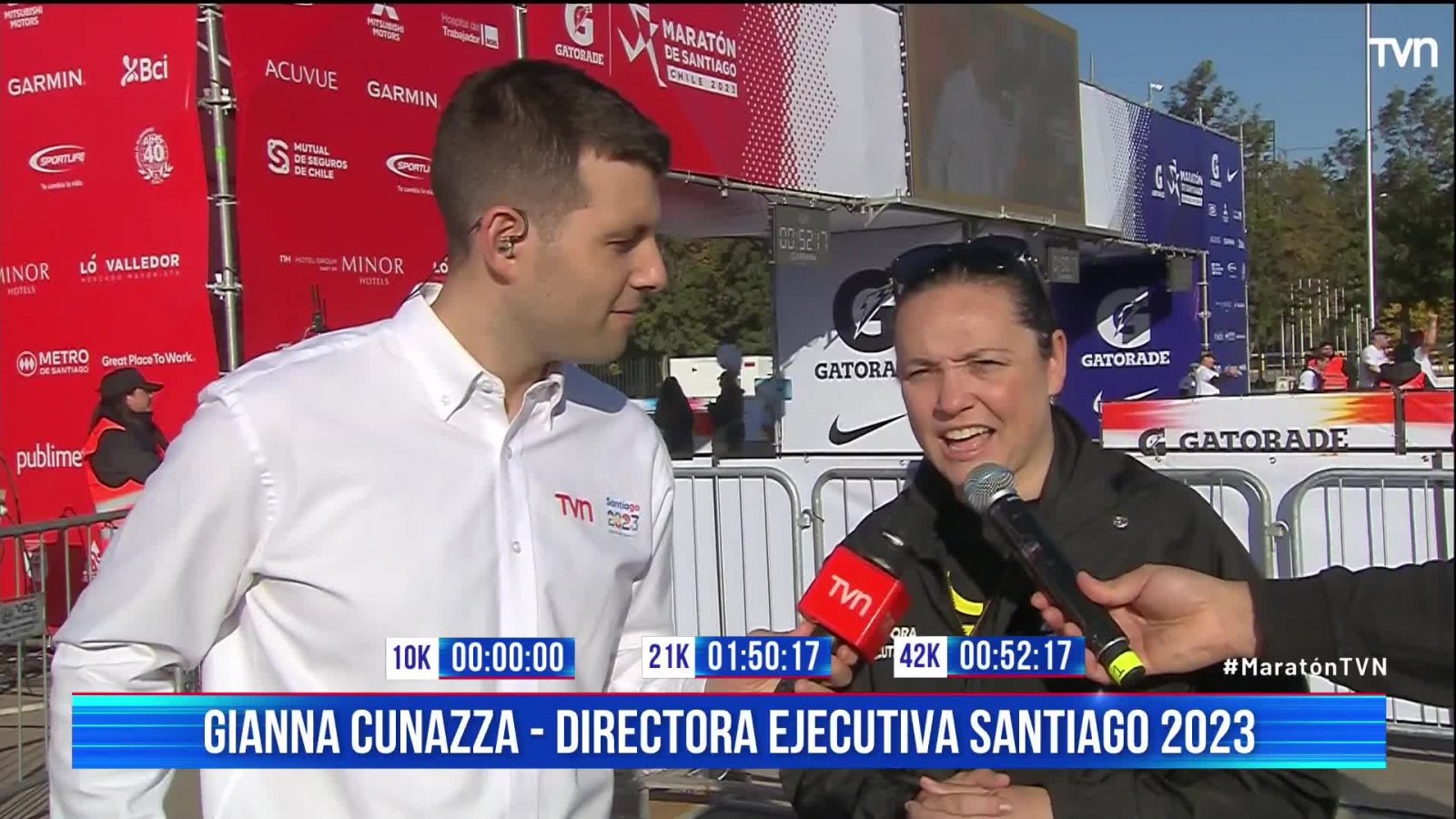Gianna Cunazza y el Maratón de Santiago: "Nos permite difundir lo que será Santiago 2023"

