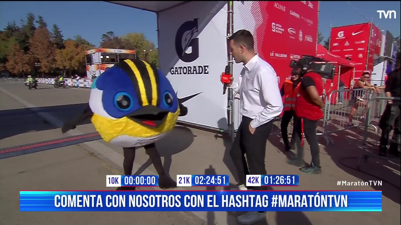 No podía faltar: ¿En cuántos kilómetros se inscribió Fiu en el Maratón de Santiago?
