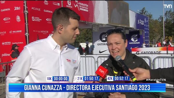 Gianna Cunazza y el Maratón de Santiago: "Nos permite difundir lo que será Santiago 2023"
