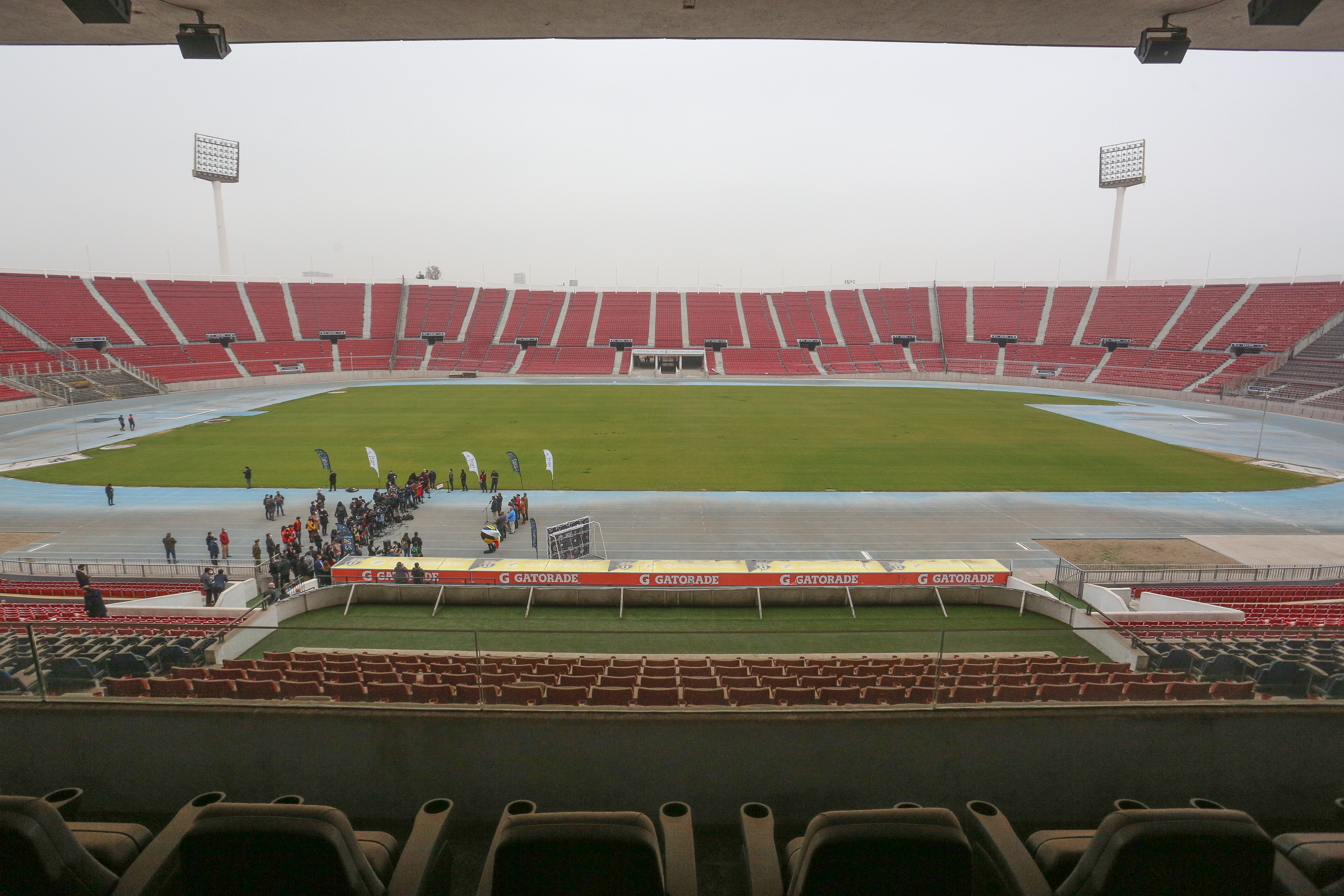 Estadio Nacional preparado para Santiago 2023.