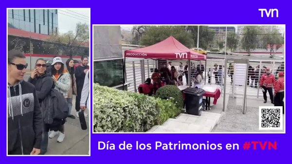 Realiza un tour virtual por TVN en el Día de los Patrimonios: Temprano llegaron los primeros visitantes

