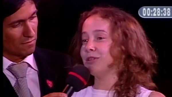 El emotivo testimonio de Daniela García en la Teletón 2002
