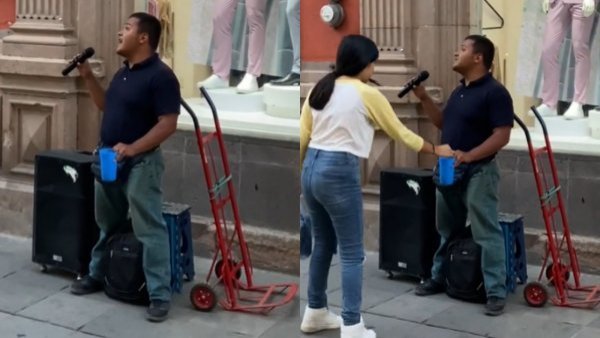 ¡Igualito a Luis Miguel!: cantante ciego deslumbró con su voz en las calles de México
