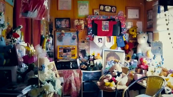 "Aquí están todas sus cositas": El lugar preferido de Tomás se convirtió en su altar
