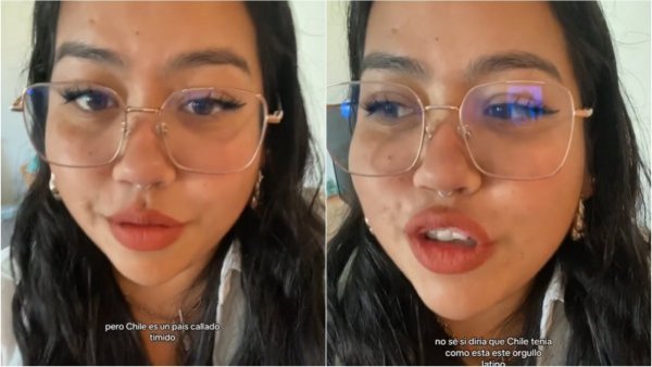 "Espero no ofender a nadie": tiktoker chilena dice que el chileno 'no sería latino'
