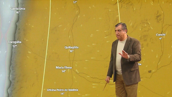 "Se viene un río atmosférico": Iván Torres nos entrega el informe del tiempo
