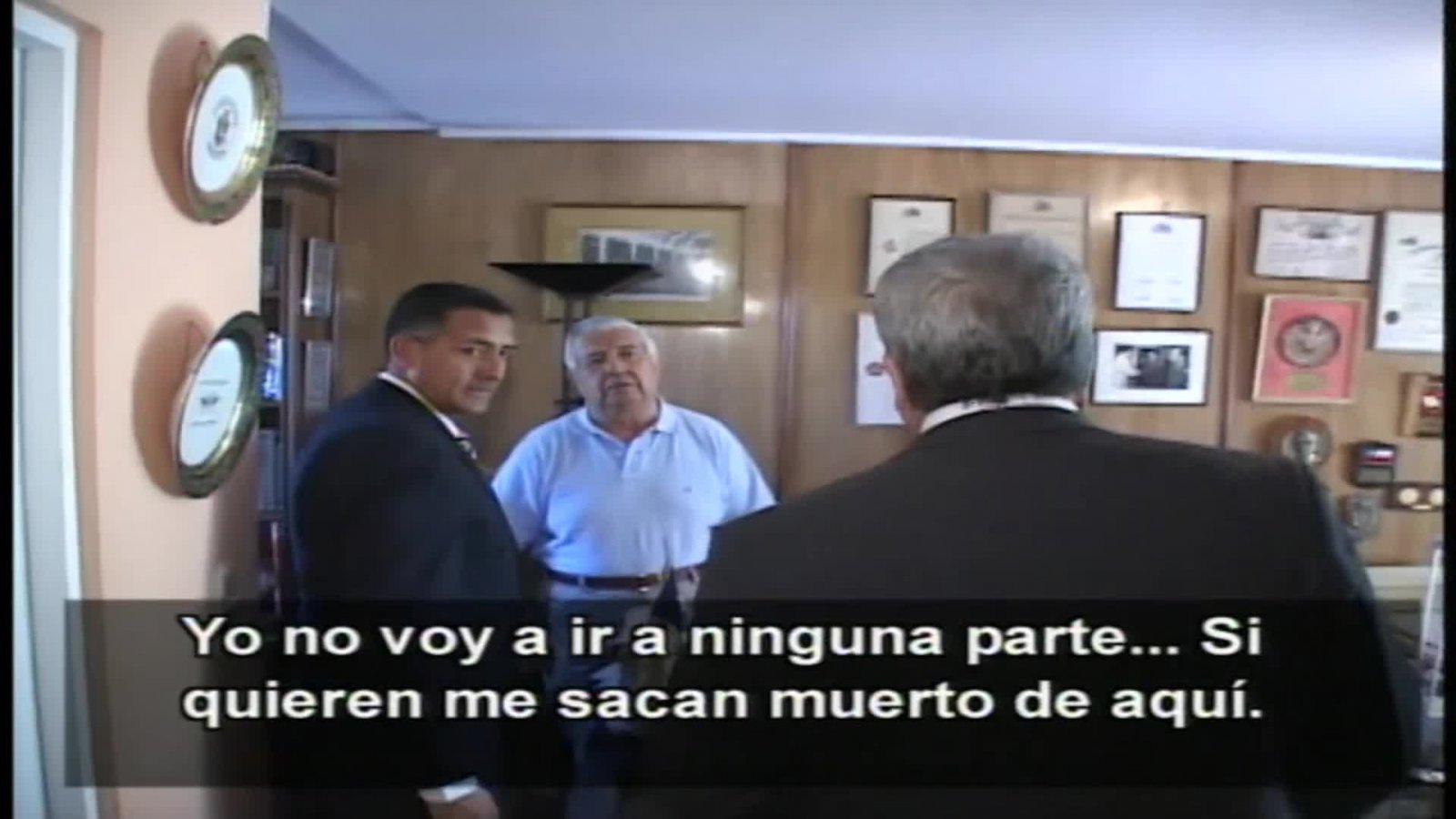 Manuel Contreras es detenido en su casa
