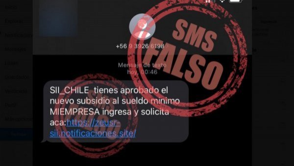 "No hagas clic": SII advierte por nuevo mensaje de texto falso que roba datos y captura equipos
