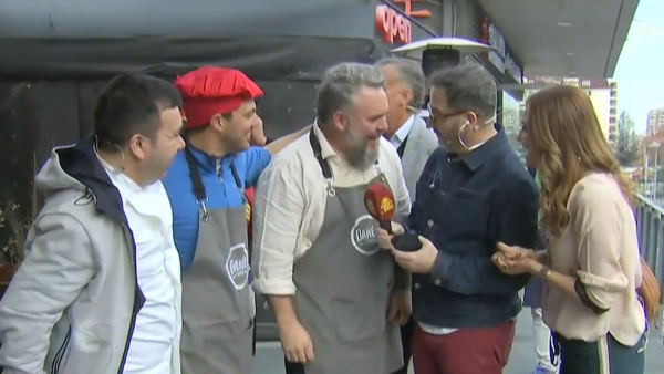 ¡Nos fuimos a comer unos chacareros! Animadores con hambre se fueron del estudio
