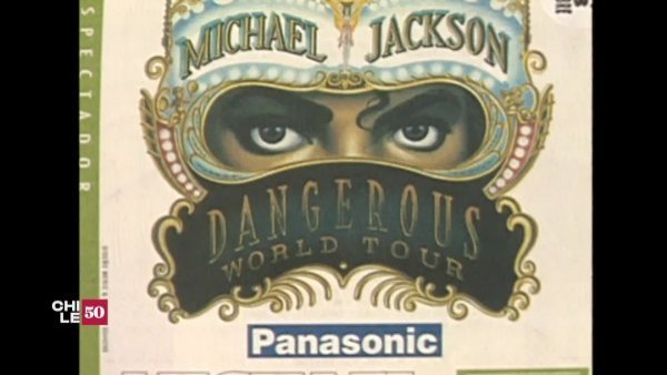 Michael Jackson visita Chile
