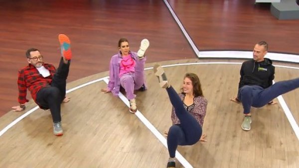 ¡Para combatir el frío! Jimmy y Kira nos enseñan ejercicios para el frío
