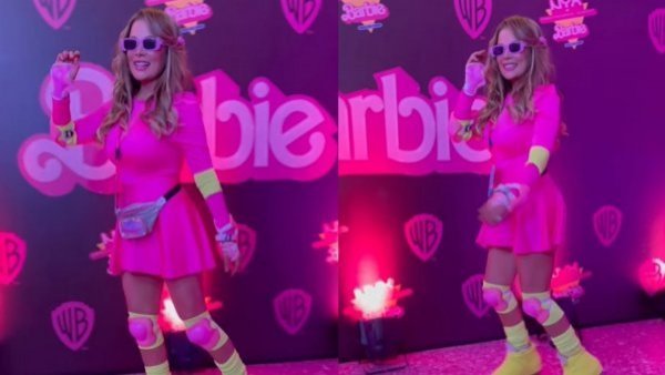 "Marcó la infancia de varias generaciones": exalcaldesa Cathy Barriga llegó a la avant premiere de Barbie

