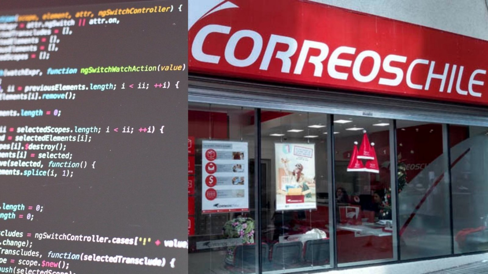 Oficina de Correos de Chile.