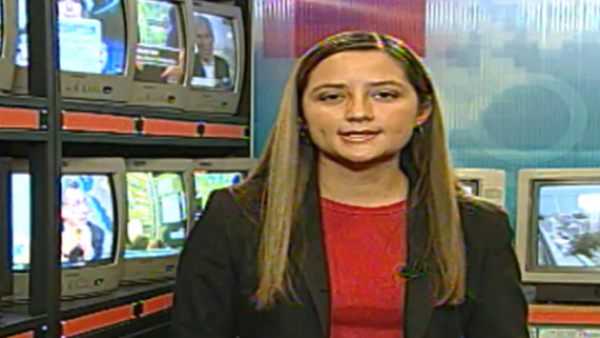 Así fue la primera aparición de Andrea Arístegui en televisión
