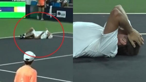 Imágenes sensibles: así fue la lesión de Nicolás Massú en torneo de leyendas
