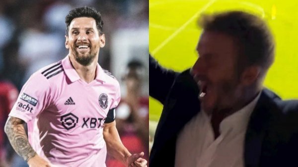 ¡A lo Gladiador! La reacción de Beckham al nuevo golazo de Lionel Messi
