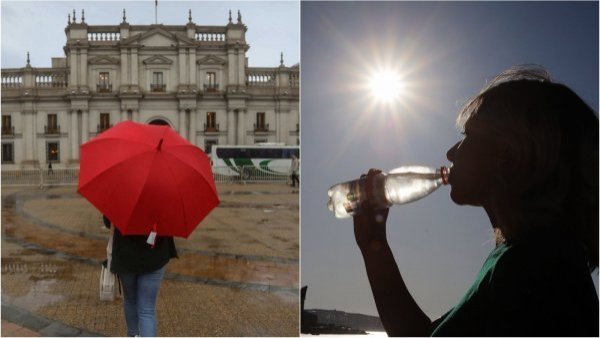 De lluvia con frío a cerca de 30°: el pronóstico que espera a Santiago
