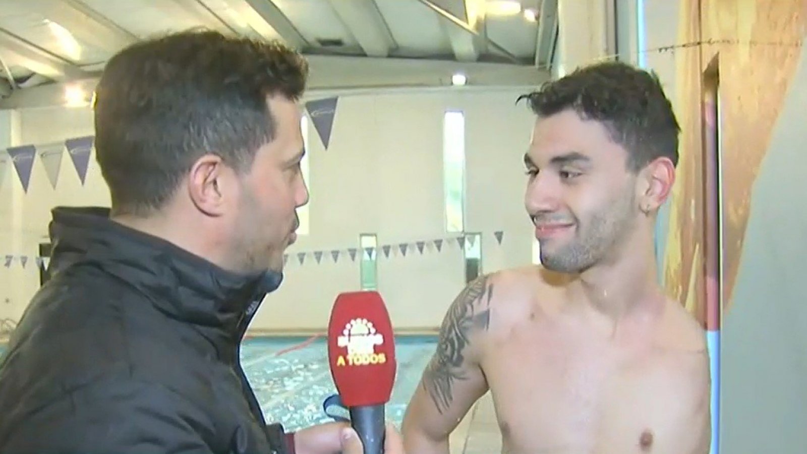 TVN en Santiago 2023: Hoy conocimos el entrenamiento de Vicente Almonacid en natación

