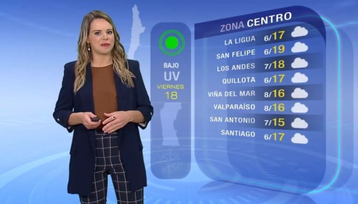 Pronóstico del tiempo Viernes 18 de agosto 2023 TV Tiempo TVN