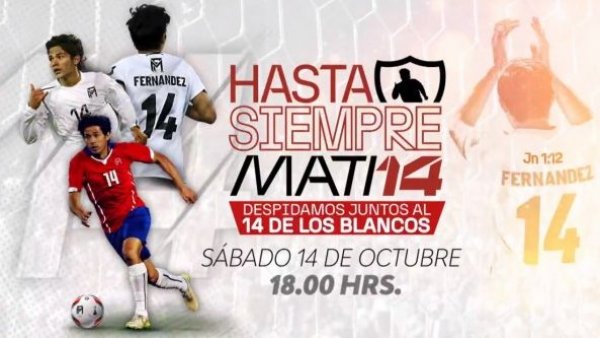 TVN emitirá la despedida de Matías Fernández en todas sus plataformas
