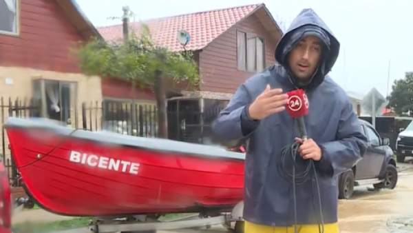 Licantén: Pescadores ofrecen ayuda ante desborde del río
