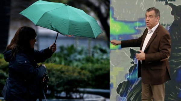 Iván Torres: ¿a qué hora comienza la lluvia en Santiago?