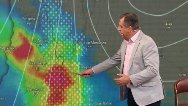 ¿Cuántos días durará la lluvia en la zona central?
