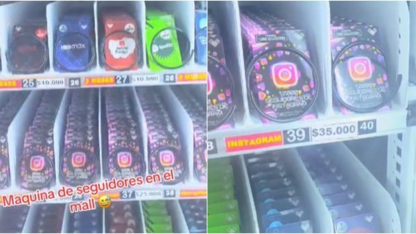 Furor en Antofagasta por máquina "vende seguidores de Instagram"