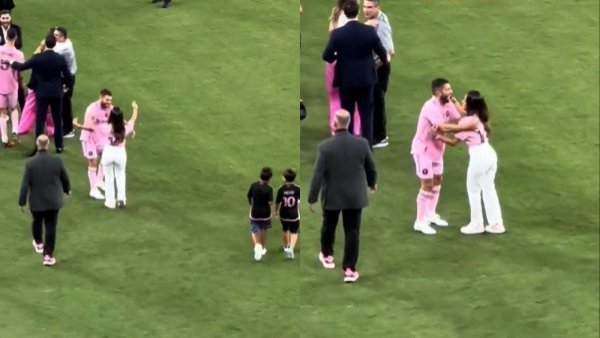 Gracioso e insólito registro: Antonella confundió a Alba con Messi
