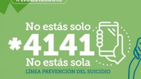 "No estás solo, ni sola": Las líneas de apoyo y contención para la prevención del suicidio
