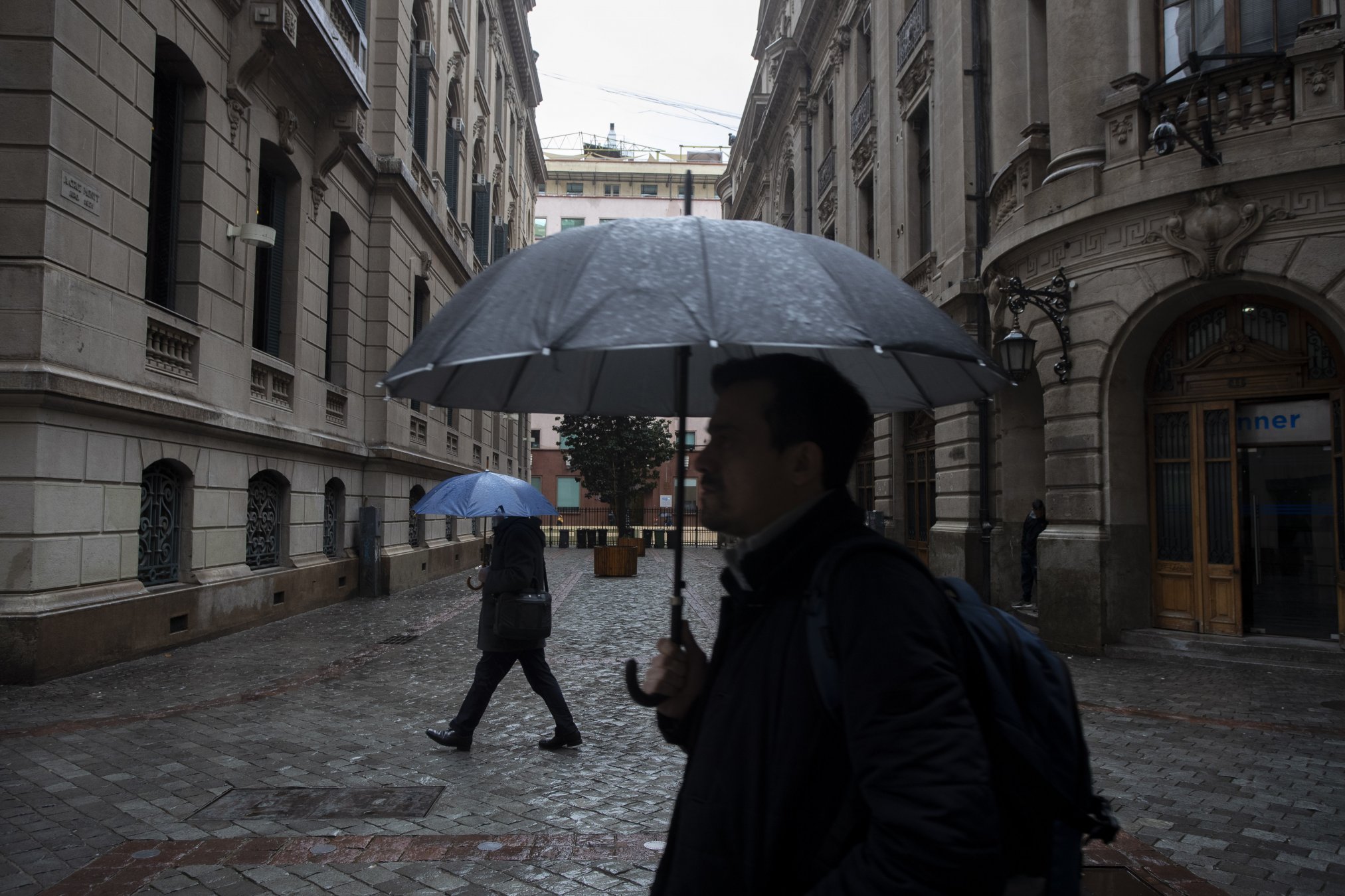 Lluvia en Santiago. Iván Torres