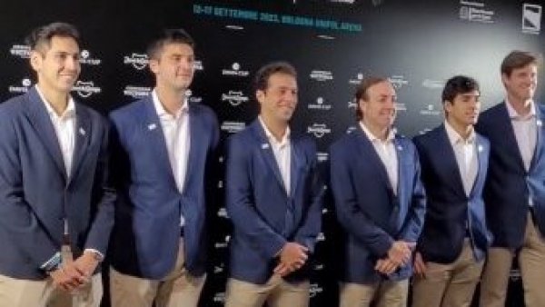 <p>Equipo chileno de Tenis. Copa Davis.</p>Massú ante la Copa Davis 2023 y el desempeño de su equipo: "Siempre el trabajo da confianza"
