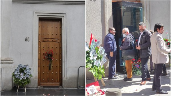 Golpe de Estado: abren puerta de Morandé 80 en homenaje a Salvador Allende
