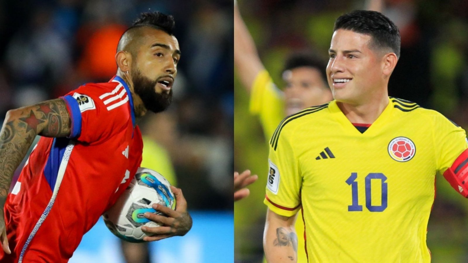 Chile contra colombia