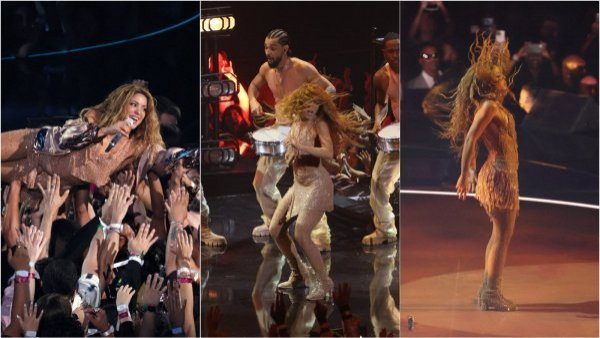 Locura total: Shakira se lanza al público en electrizante show en los MTV VMAs