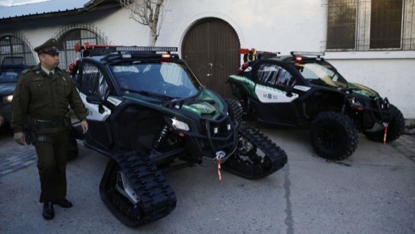 Buggies se suman a flota vehicular de Carabineros para reforzar seguridad
