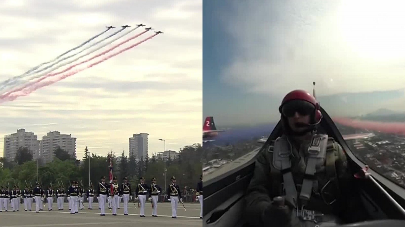Parada Militar 2023: así fue la participación de la Escuadrilla de Alta Acrobacia Halcones
