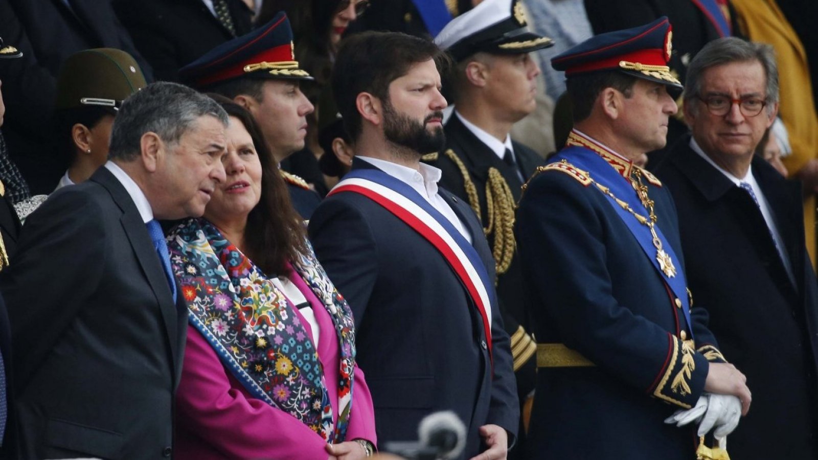 Parada Militar 2023: el momento en el que el Presidente Boric autorizó inicio al desfile
