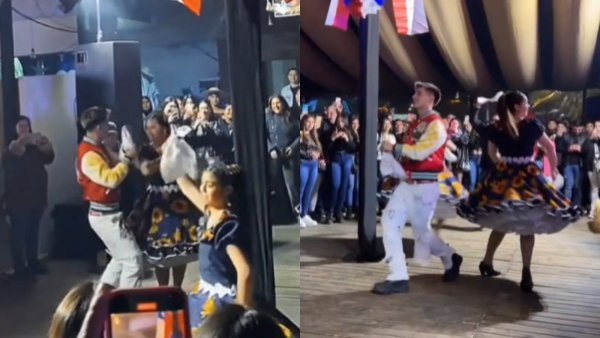 "FOURCUEKING": Ak4:20 se luce en la pista bailando cueca en Fiestas Patrias