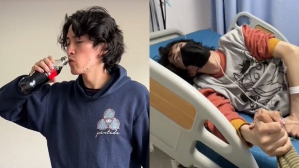 "Tomen agua enserio": Joven tomó bebida en exceso y terminó en urgencias
