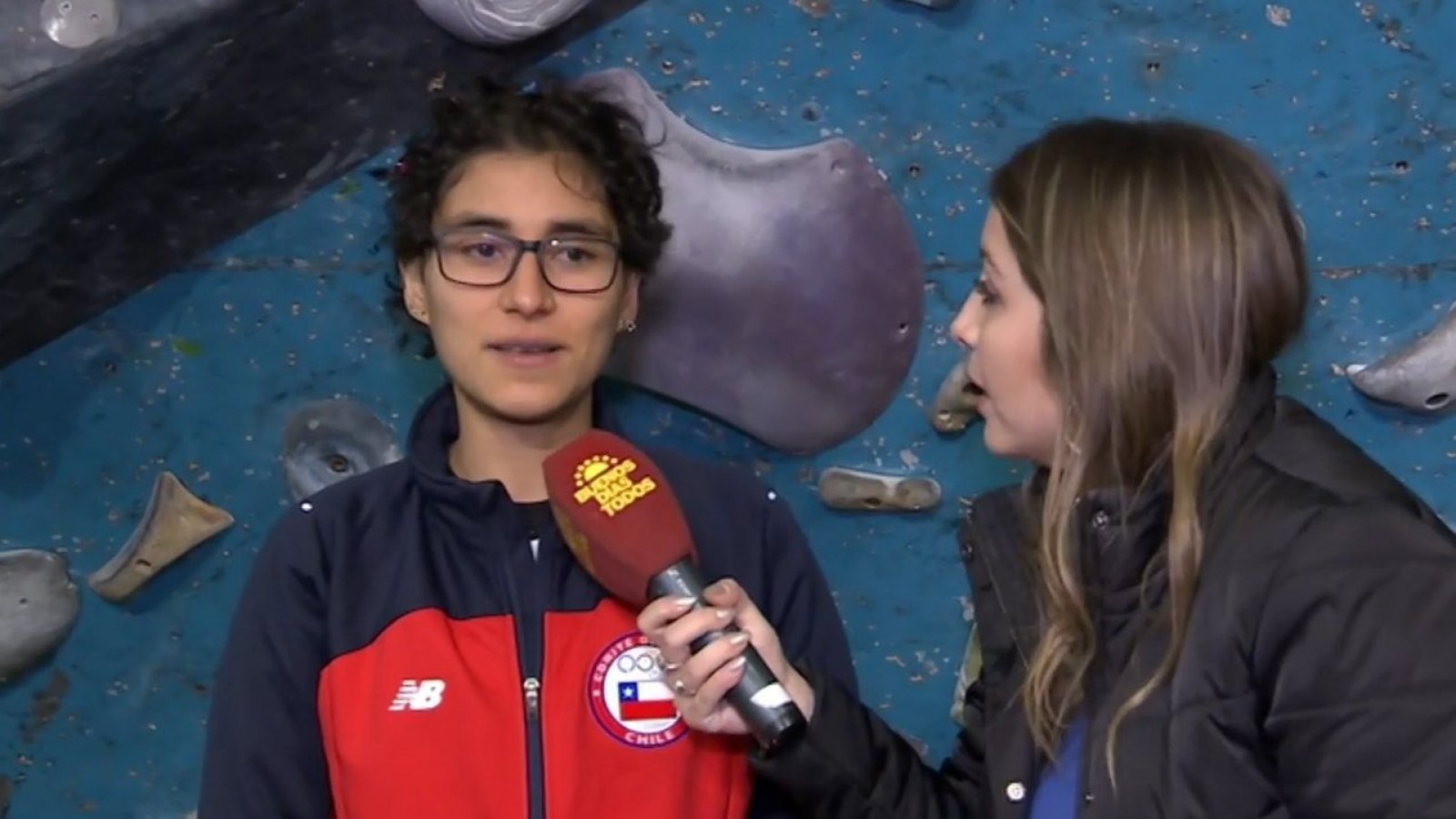 TVN en Santiago 2023: La preparación de Ignacia Mellado en escalada deportiva
