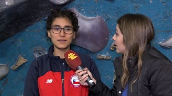 TVN en Santiago 2023: La preparación de Ignacia Mellado en escalada deportiva

